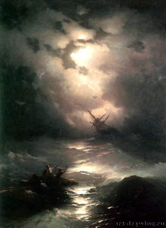 Буря на Северном море. 1865 - Storm in the North Sea. 1865
276 х 202 смХолст, маслоРомантизм, реализмРоссияФеодосия. Феодосийская картинная галерея им. И. К. Айвазовского